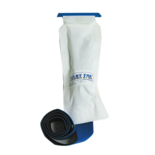 Fabrication Enterprises Relief Pak Insulated Ice Bag- Hook-Loop Band- Small - 5 x 13 in. 11-1241